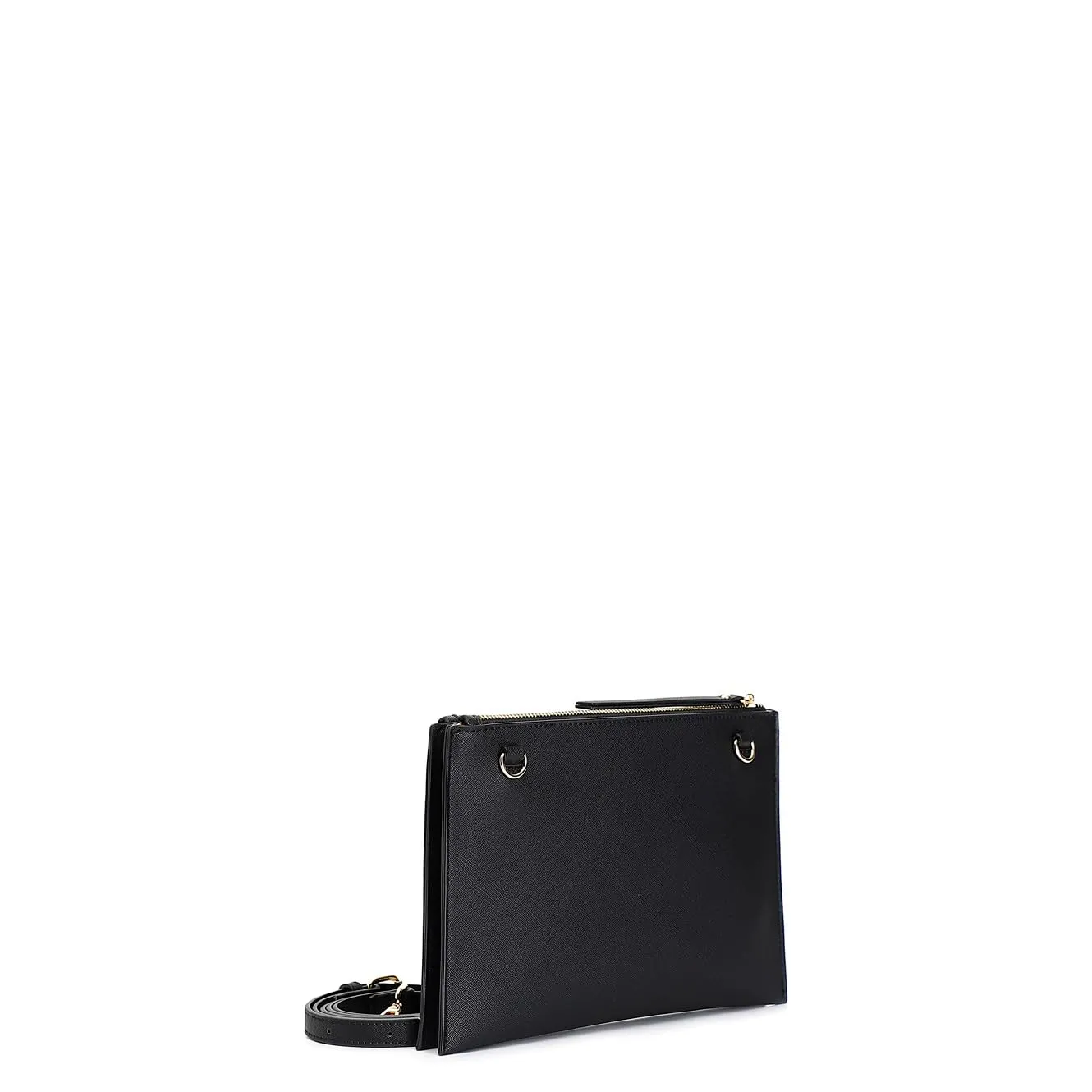 CafèNoir Pochette Donna Saffiano Nero Letterine