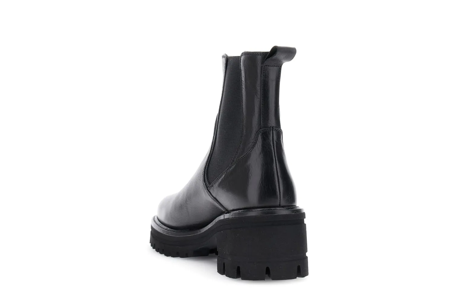 CafèNoir Tronchetti Donna Pelle Nero Elastico Taglia 39 Tacco 5,5 cm