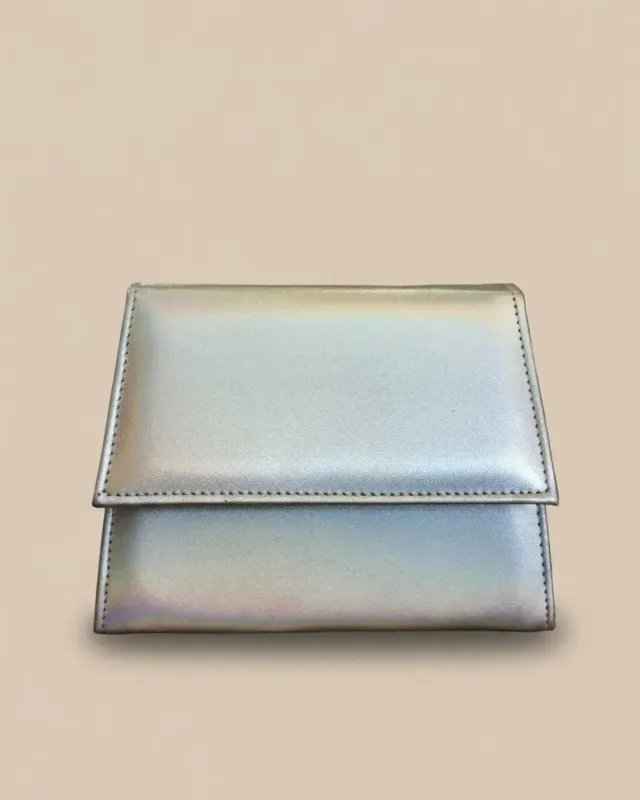 Figus Party Bag borsa olografica catena argento