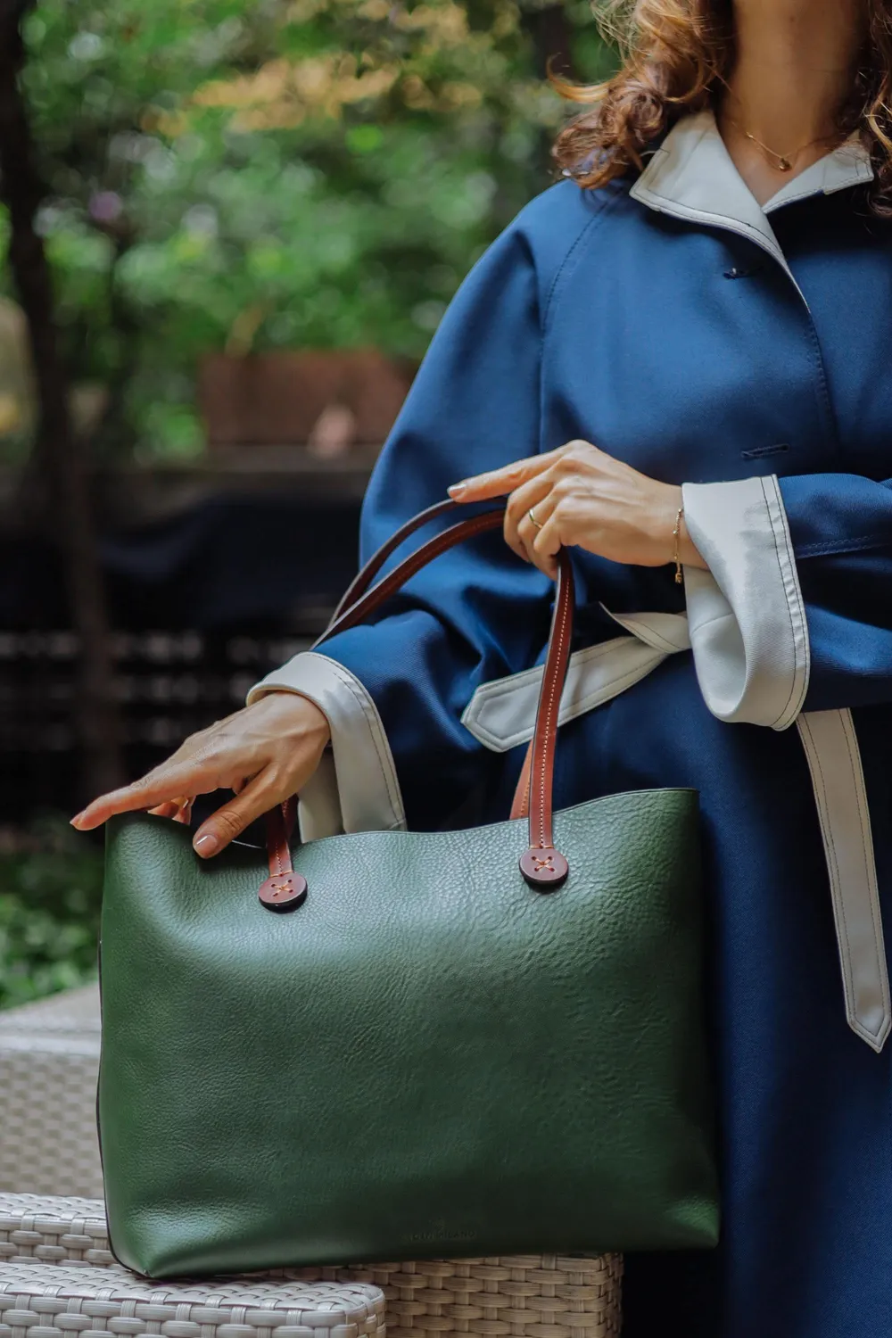 Aigin Milano The Shoulder Bag borsa a spalla miele