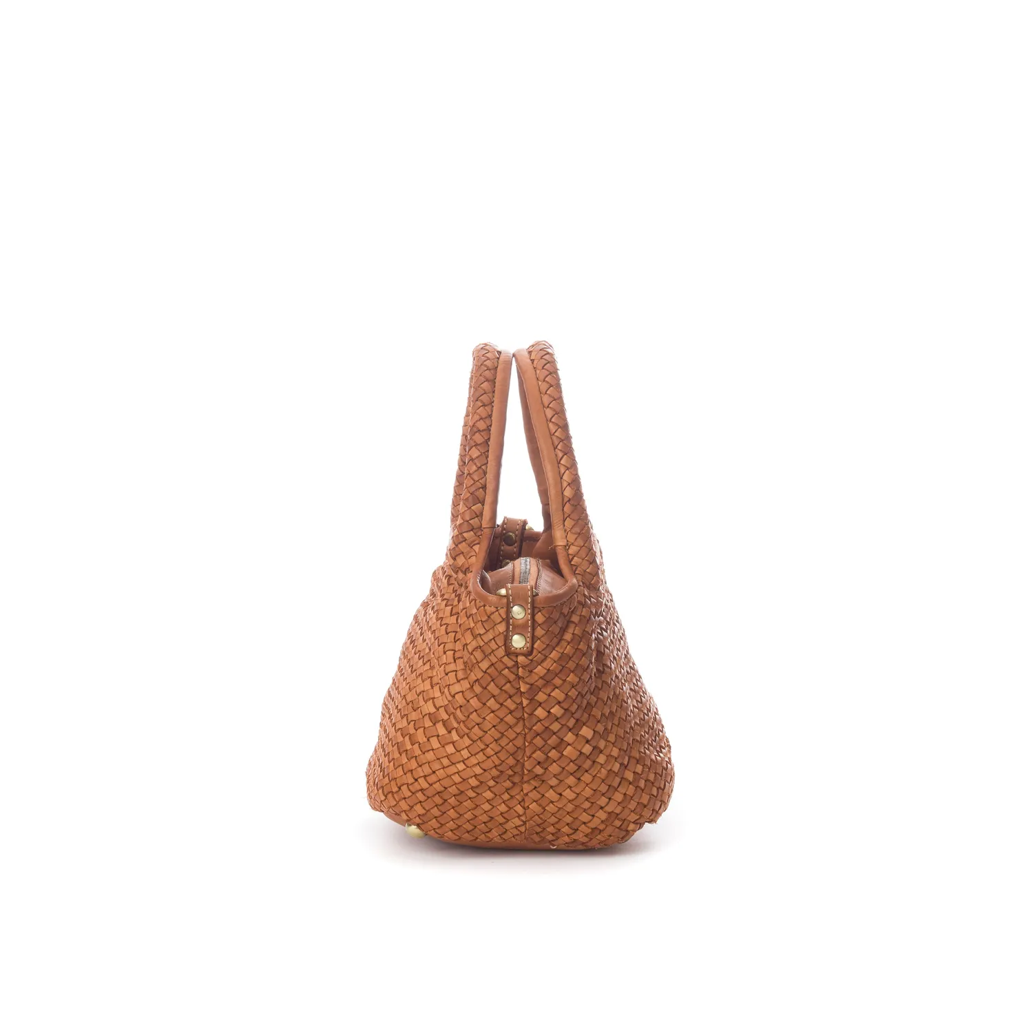 La Via Firenze Butter Collection SF8921 borsa tracolla cuoio intrecciata