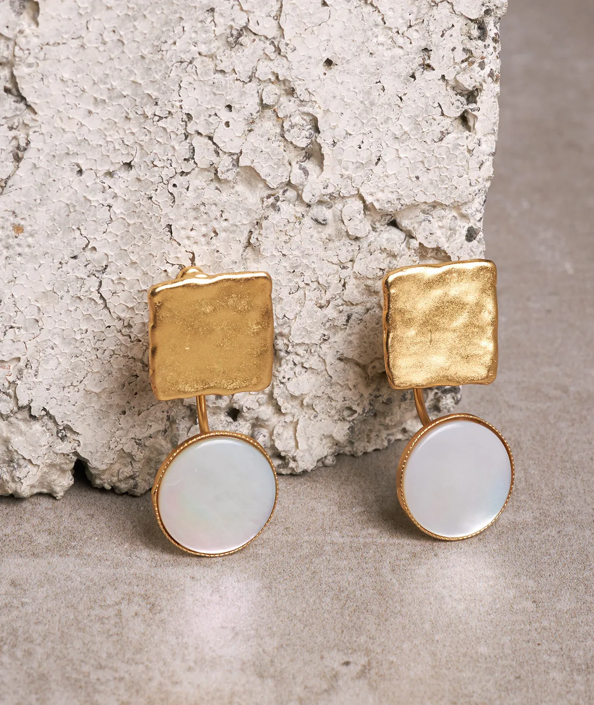Figus Miami Madreperla Gold orecchini oro madreperla