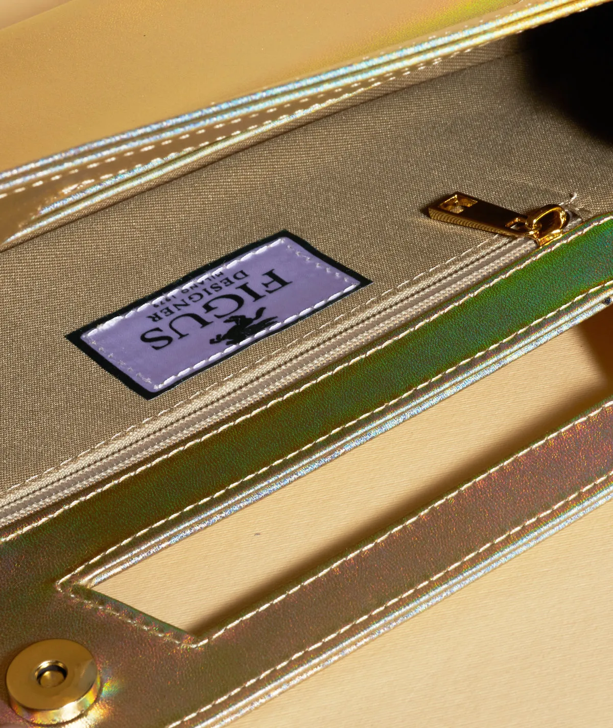 Figus Ferro da Stiro Second Touch borsa olografica