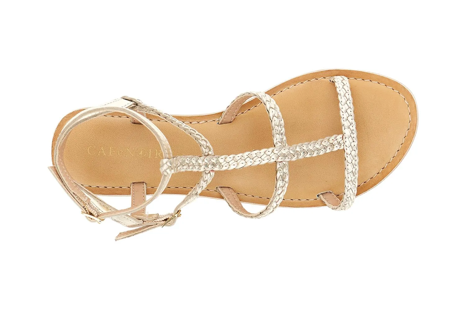 CafèNoir Sandali Flat Pelle Intrecciati Donna