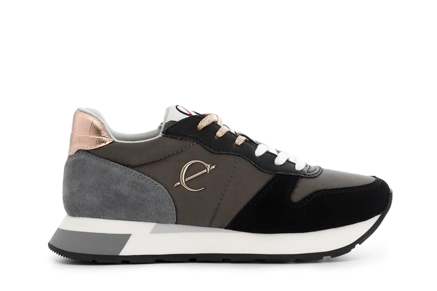 CafèNoir Sneakers Camoscio Tessuto Donna Multi Cipria