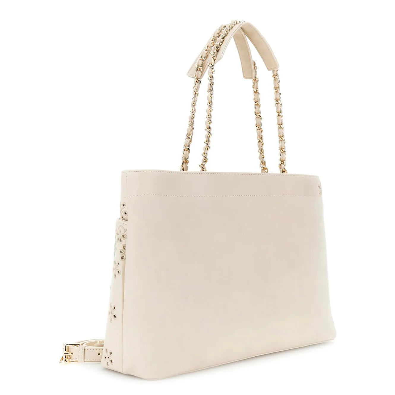 CafèNoir shopping bag sangallo beige tasca frontale nappa