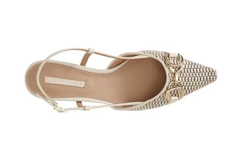 CafèNoir Décolleté Slingback Osso Nero 36 Tacco 5 cm
