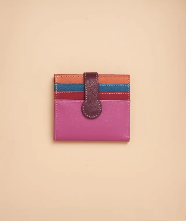 Figus CH005 portacarte multicolor pelle