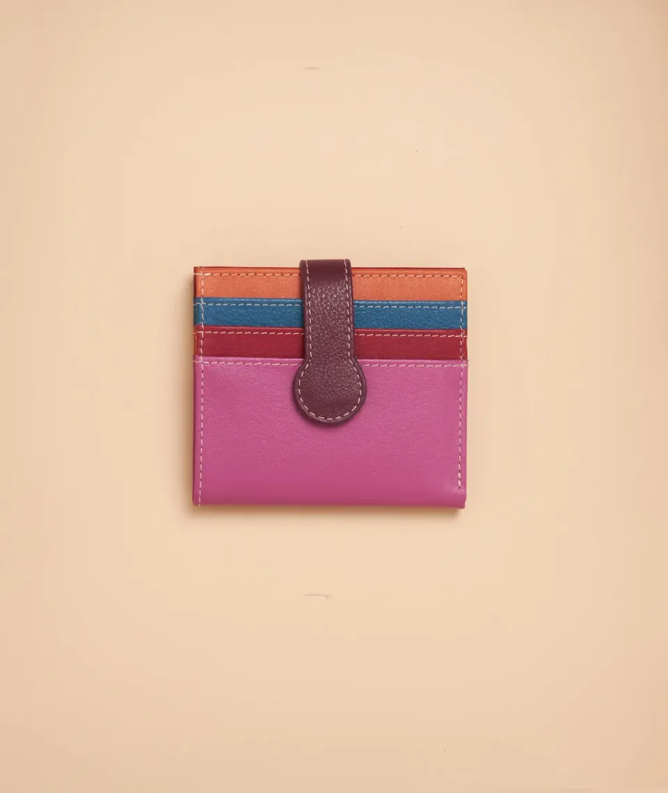 Figus CH005 portacarte multicolor pelle