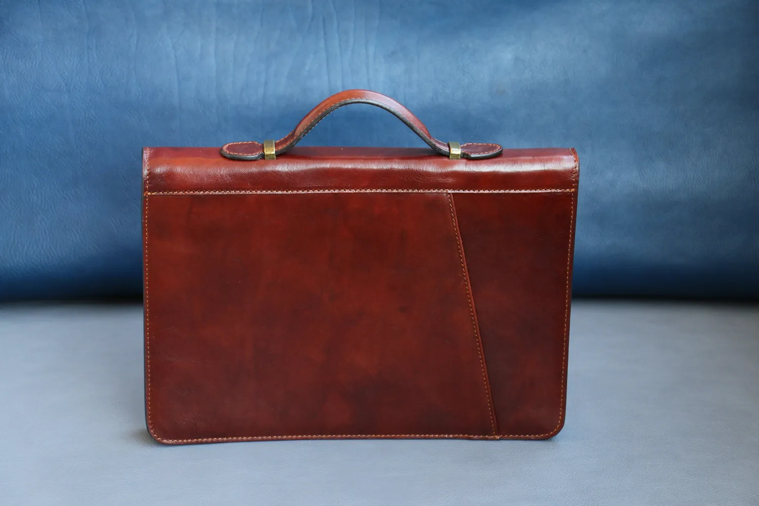 Aigin Milano Organizer portfolio A4 nero pelle vegetale