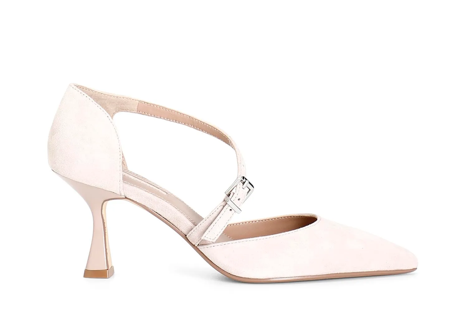 CafèNoir Décolleté Camoscio Incrocio Donna Tacco 7 cm