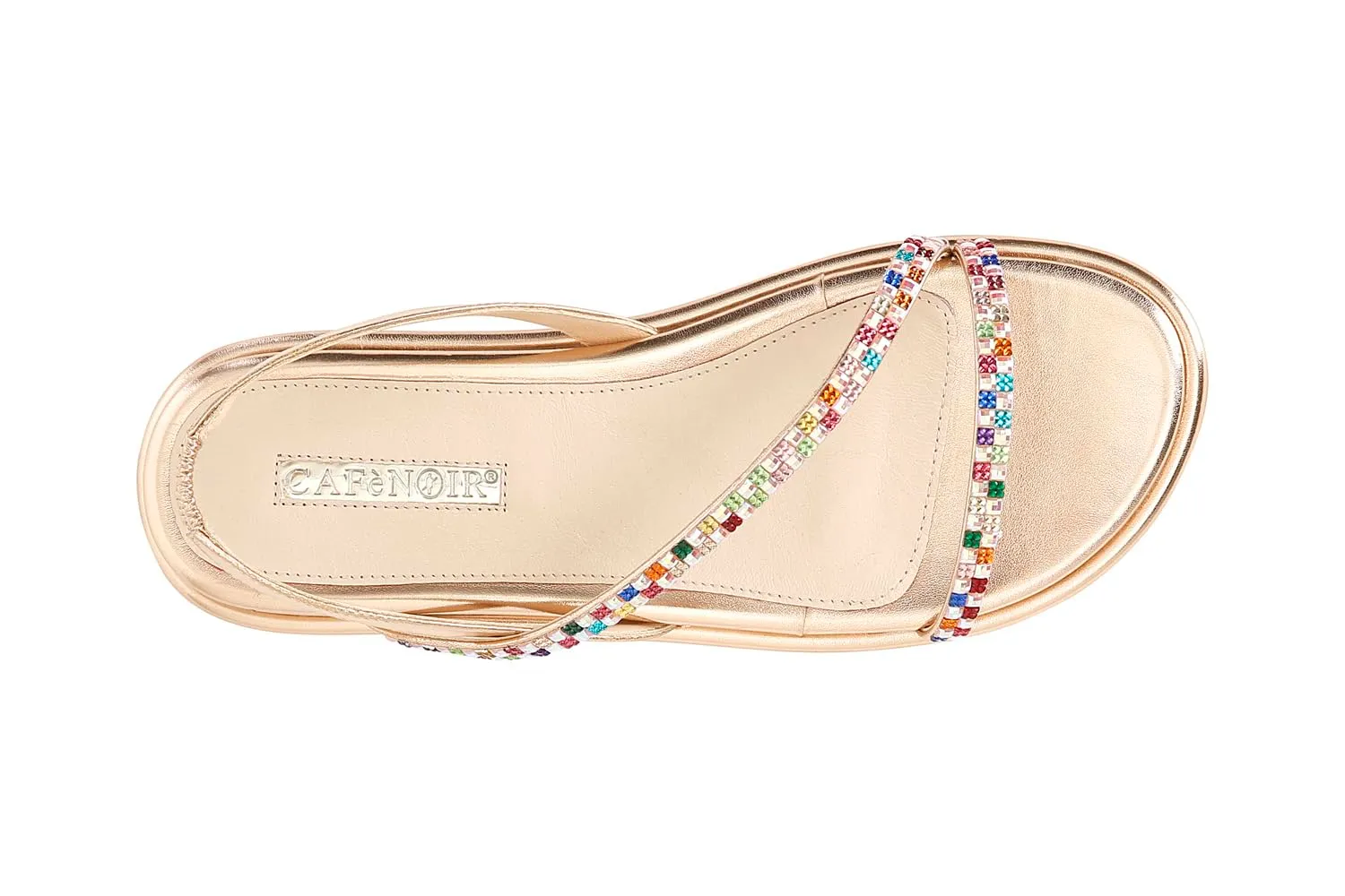 CafèNoir Sandali Asimmetrici Multistrass Donna piatti