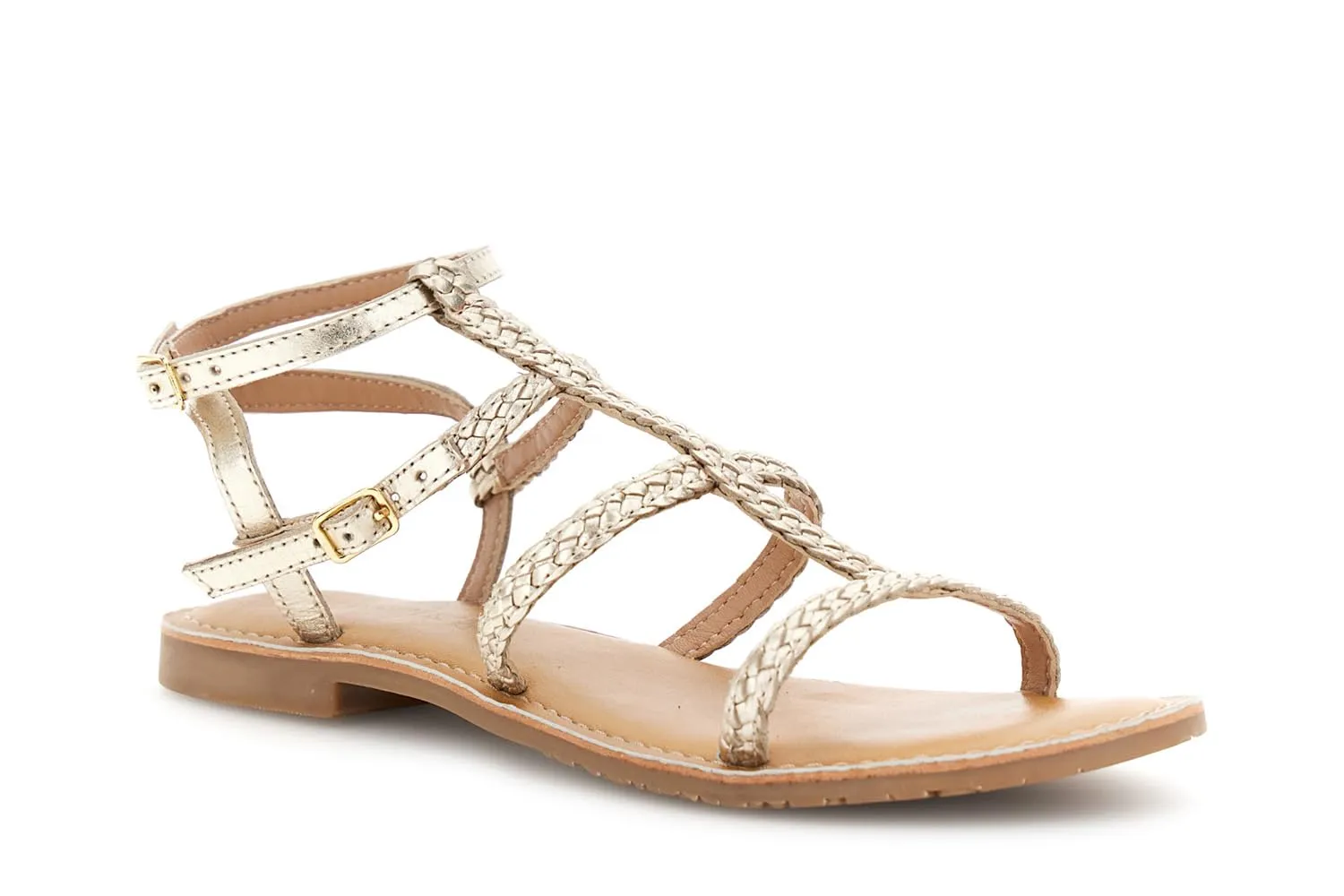 CafèNoir Sandali Flat Pelle Intrecciati Donna