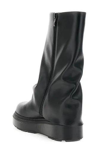 CafèNoir Stivaletti Gambale Nero Zip Interna