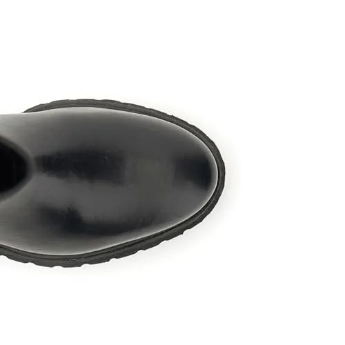 CafèNoir Stivali Pelle Nero Elastico Tacco 5,5 cm