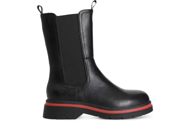CafèNoir C1XH9012 Stivaletto Donna Similpelle Nero Elastico
