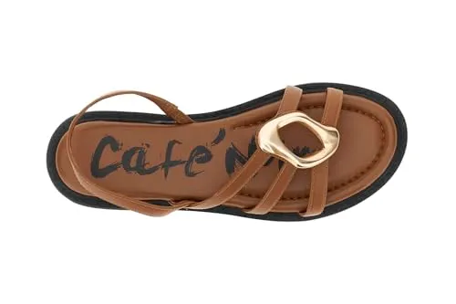 CafèNoir Sandalo Nappa Cuoio Accessorio Oro 36