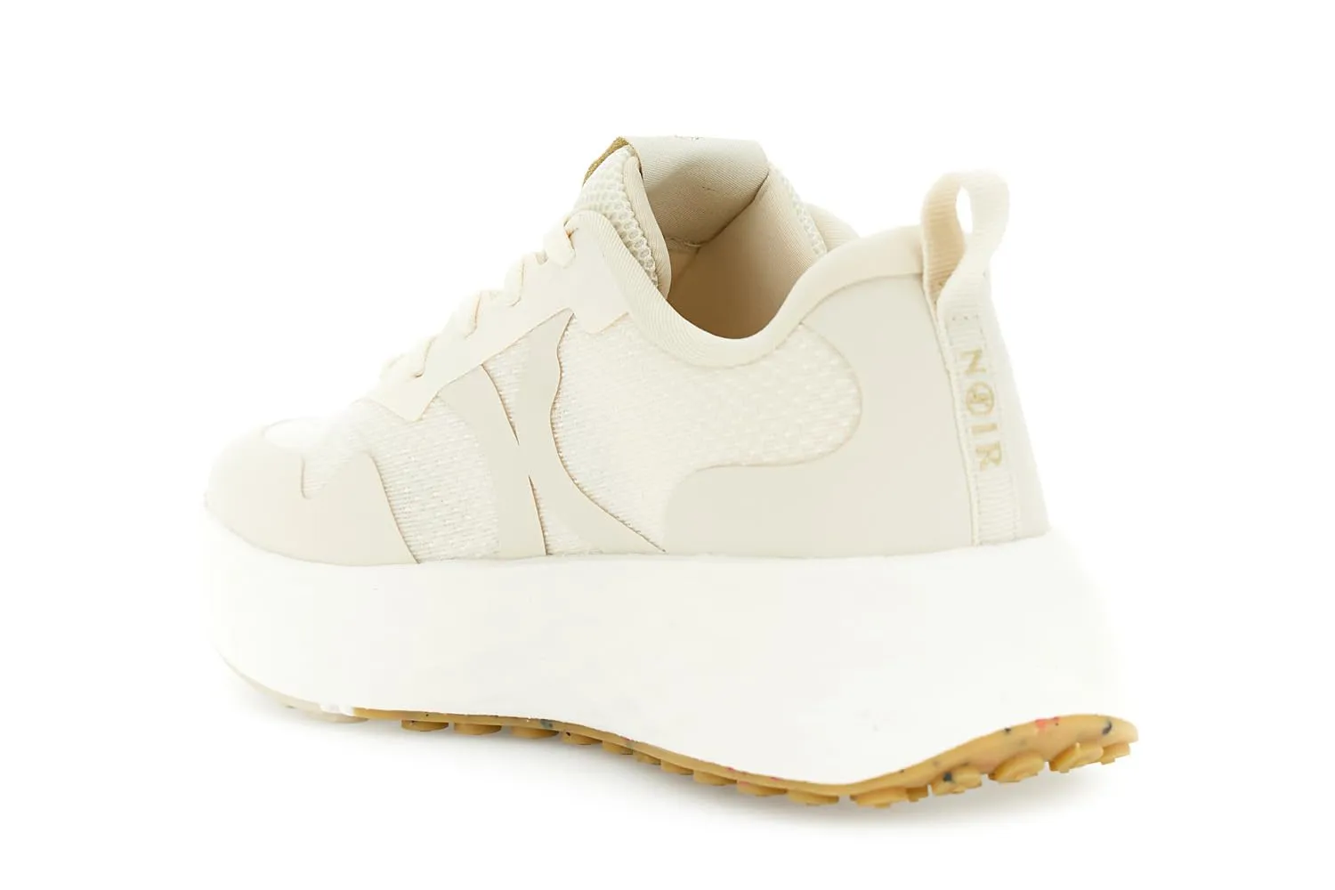 CafèNoir Sneakers in Tessuto Donna Bianco Cipria 36 EU