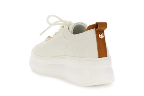 CafèNoir Sneakers Donna Avorio Pelle Platform