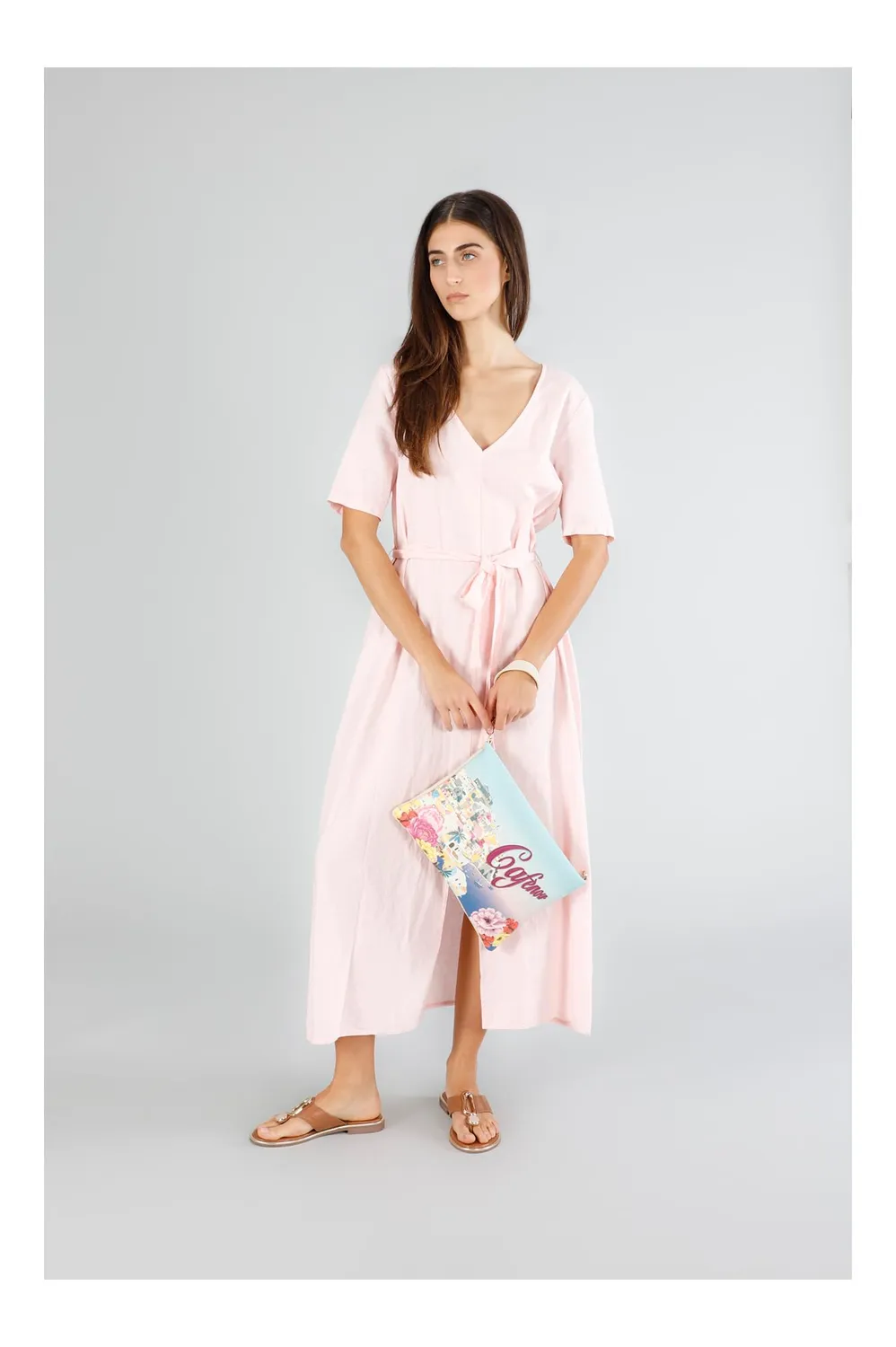 CafèNoir Pochette Stampa Borsa a Tracolla Manigliotto