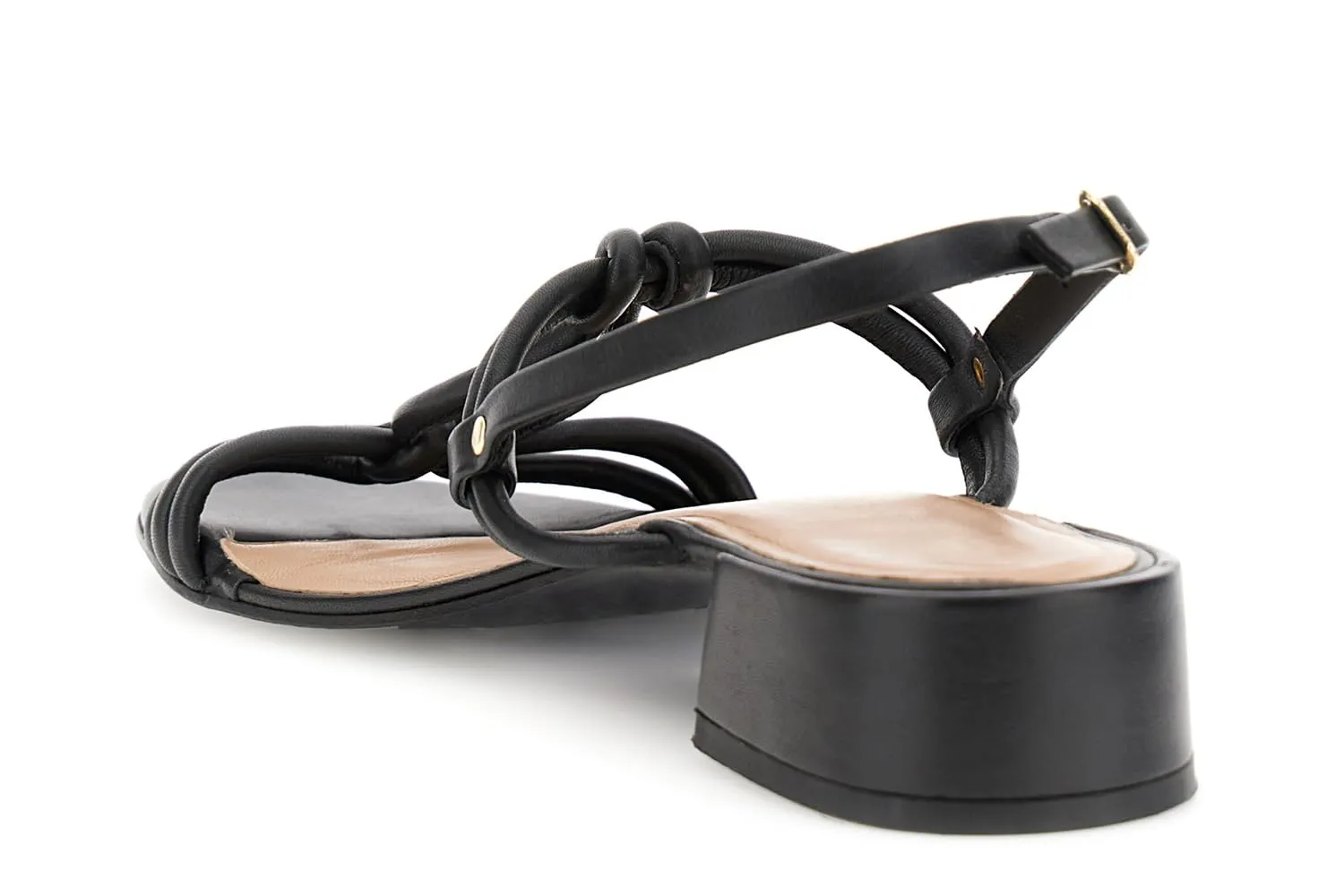 CafèNoir Ciabatta Camoscio Laminato Fibbie Donna
