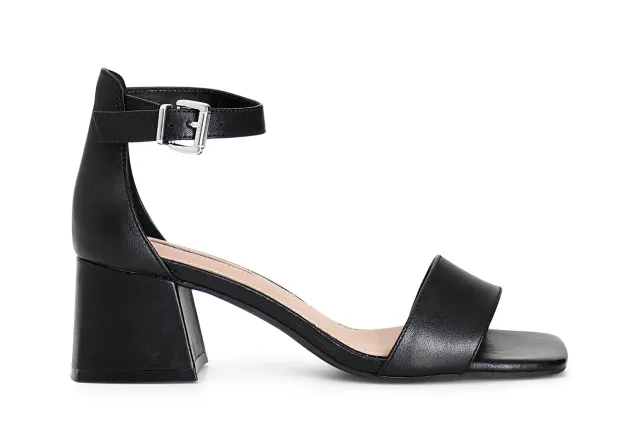 CafèNoir Sandali Donna in Pelle Cinturino Caviglia Minimal