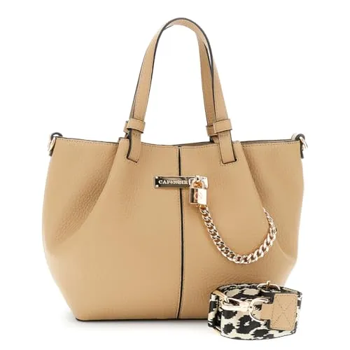 CafèNoir Grana Grossa Shopping Bag Sabbia Catena