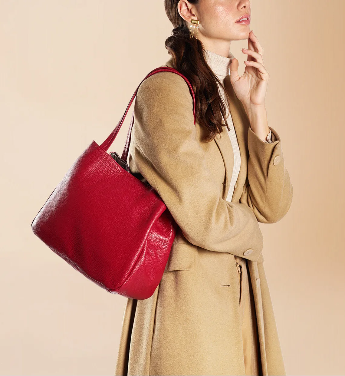 Figus Billy Bag borsa pelle marrone cuoio tracolla