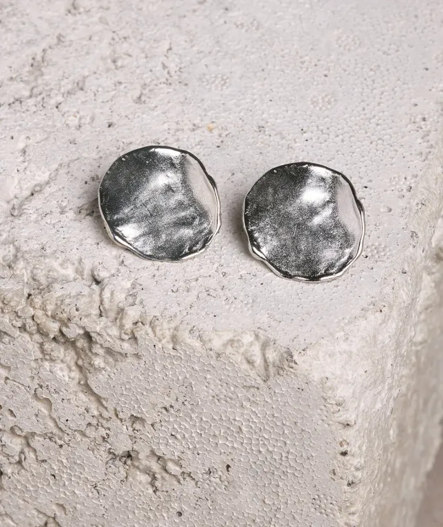 Figus Onda orecchini argento sabbiato