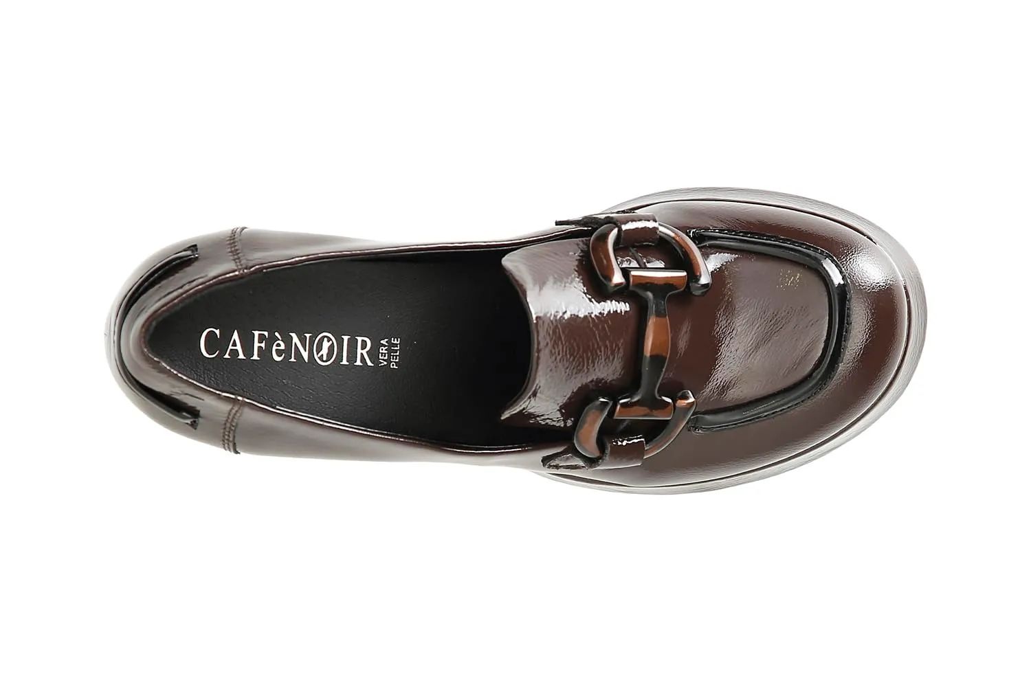 CafèNoir Mocassino Donna Naplak Morsetto Plateau 20 mm