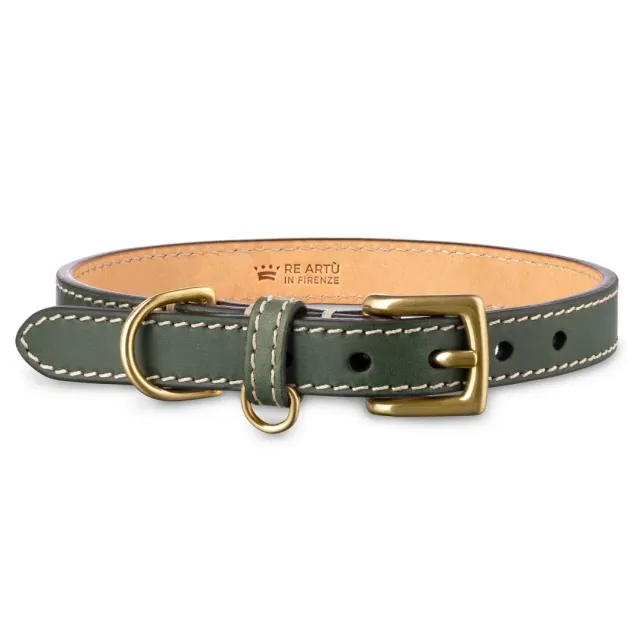 Re Artù in Firenze Jenna S collare cane pelle 35 cm