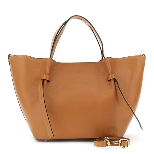 CafèNoir Tote Pelle Martellata Sfoderata con Pochette