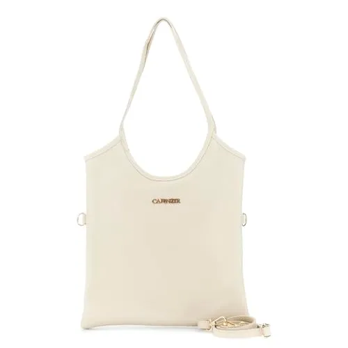 CafèNoir Shopping Piatta Pelle Martellata borsa tracolla donna