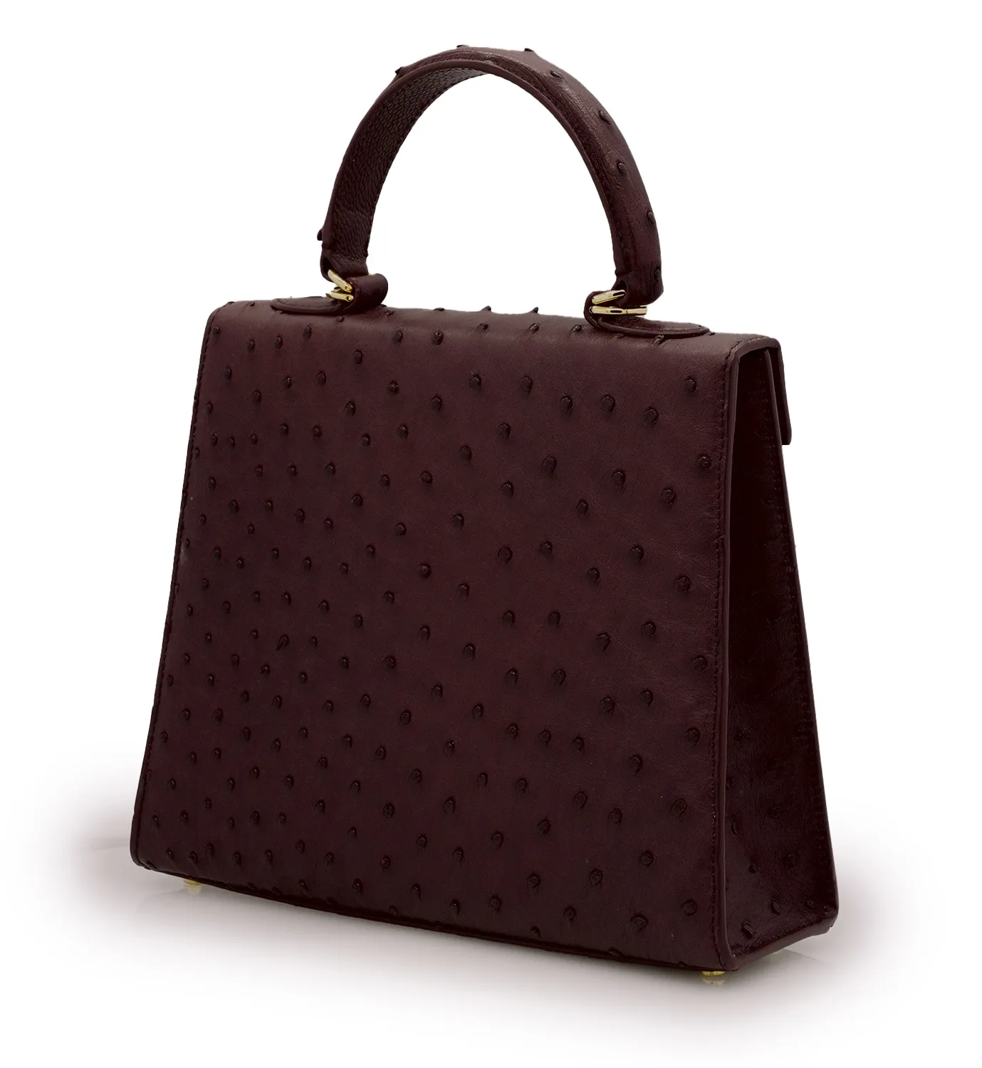 Cardinal Milano Lady Cardinal borsa struzzo bordeaux