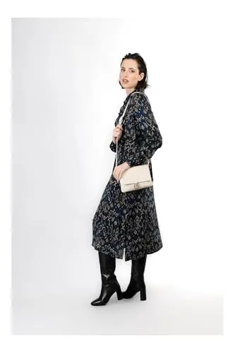 CafèNoir Borsa Pattina Pelle Dollaro Panna