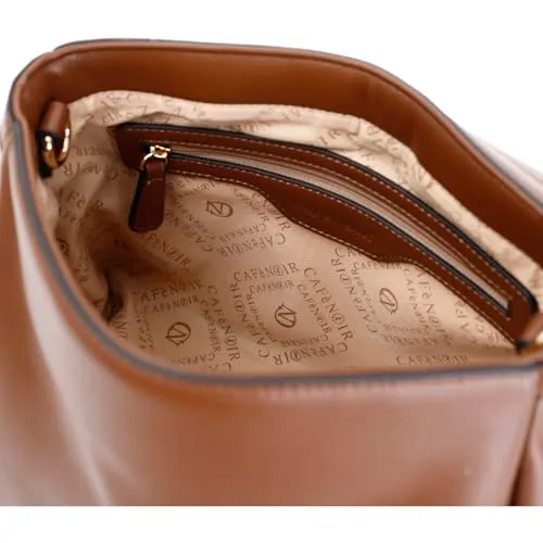 CafèNoir Firenze Borsa a Pattina Marrone Logo