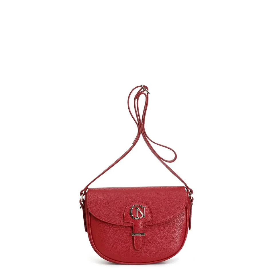 CafèNoir Borsa a Spalla Pelle Pattina Vino Donna