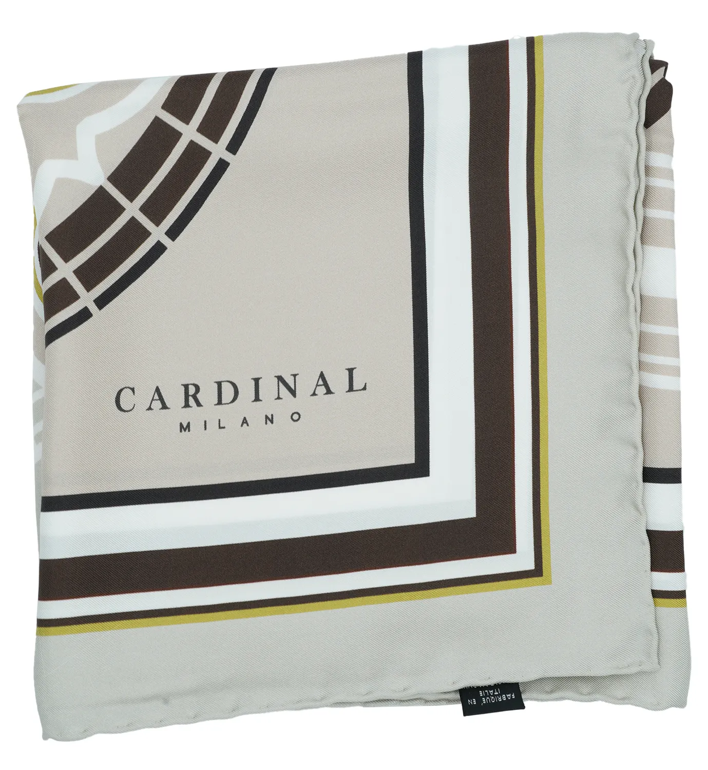 Cardinal Milano The Flowers foulard seta beige