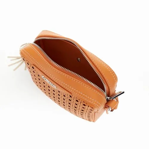 CafèNoir Camera Bag Traforata Arancio da Donna