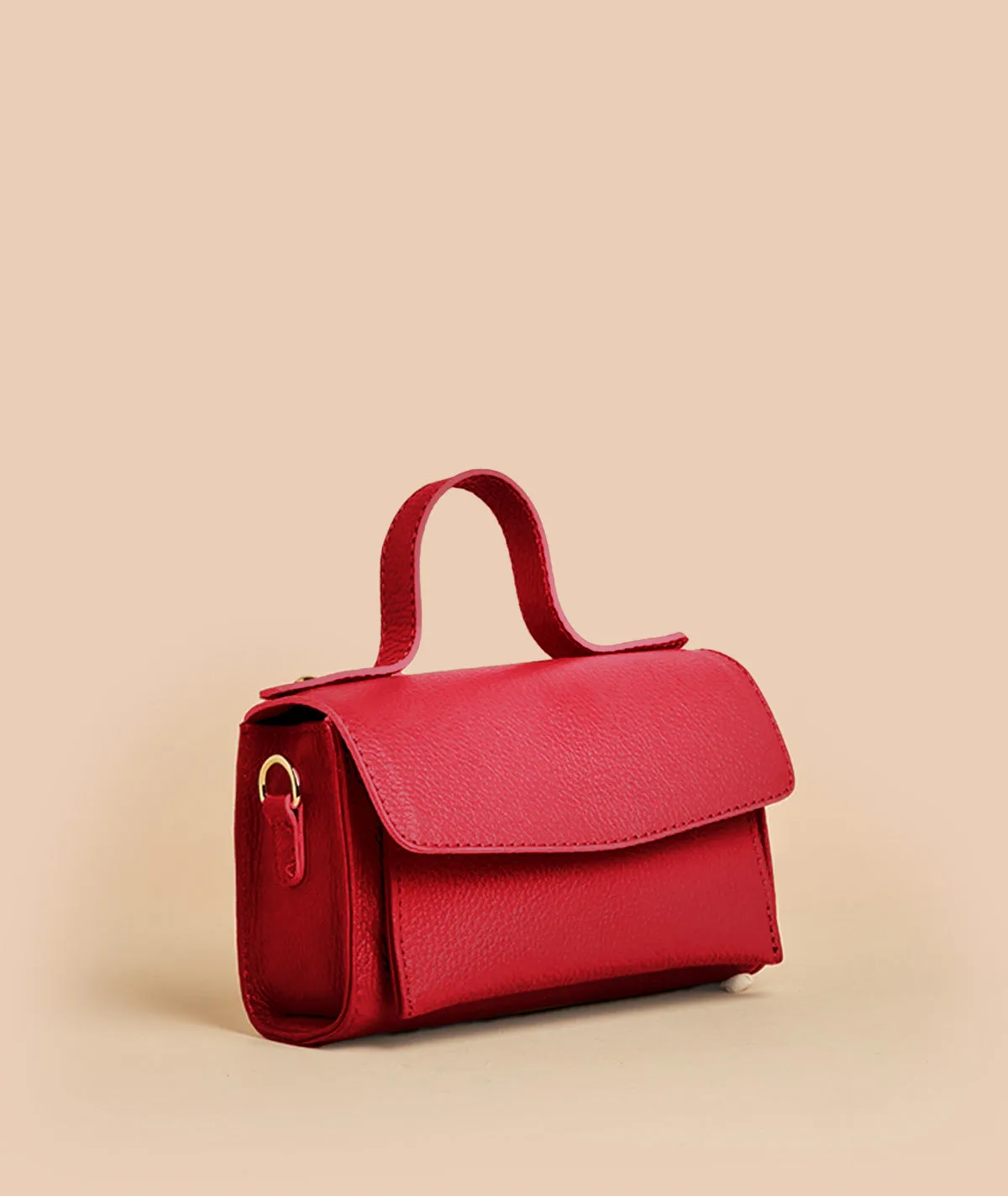 Figus MiniCrossbody borsa tracolla arancione pelle