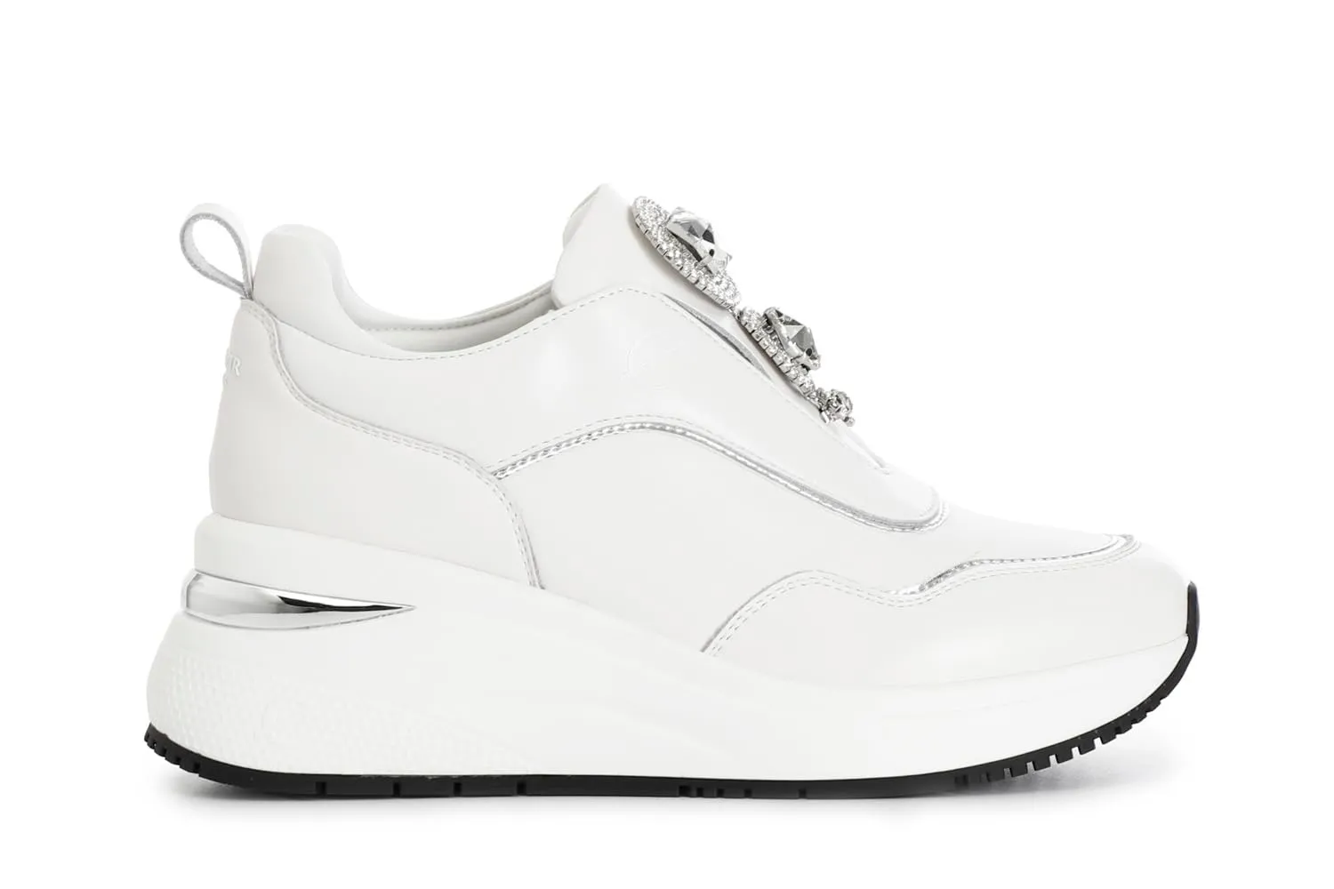 CafèNoir Sneakers Slip-on Donna Pelle Gioiello Laminato