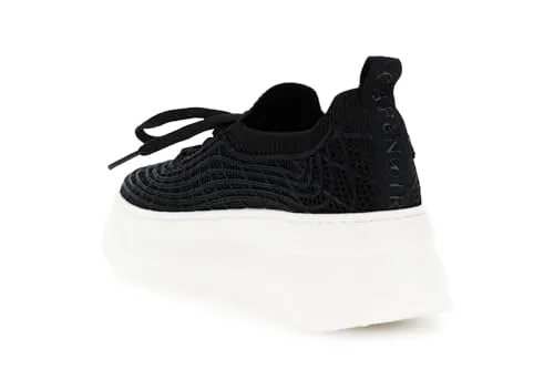 CafèNoir Sneakers Slip-on con Lacci Donna Nera 39 EU