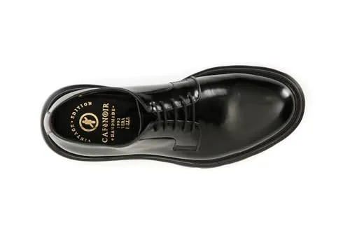 CafèNoir C1RC1001 N001 derby uomo pelle nero platform