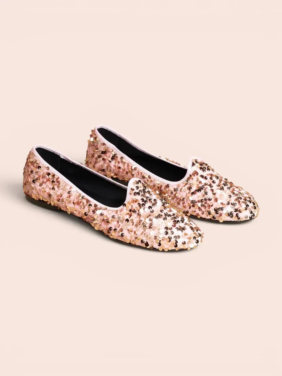 Figus Sleeper Paillettes Rosa Ballerine in Tessuto