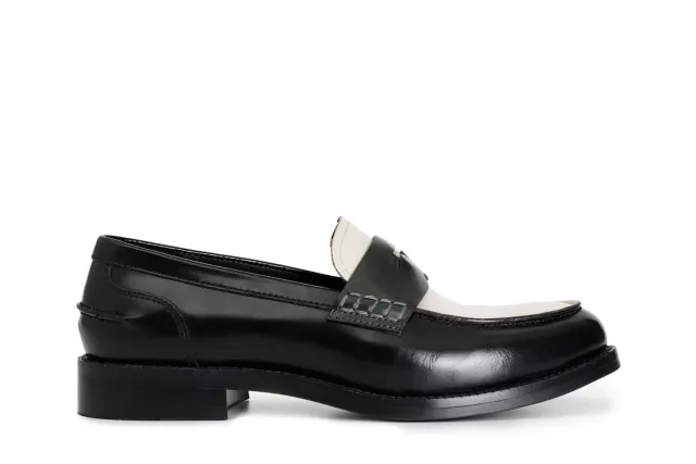 CafèNoir Mocassino Donna Pelle Multi Nero 25 mm