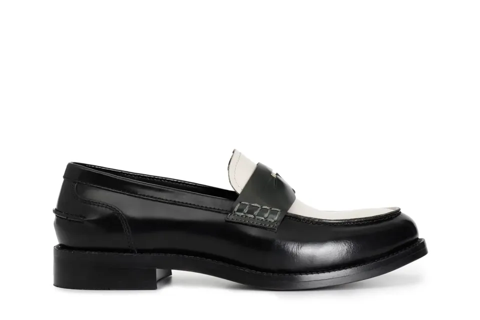 CafèNoir Mocassino Donna Pelle Multi Nero 25 mm