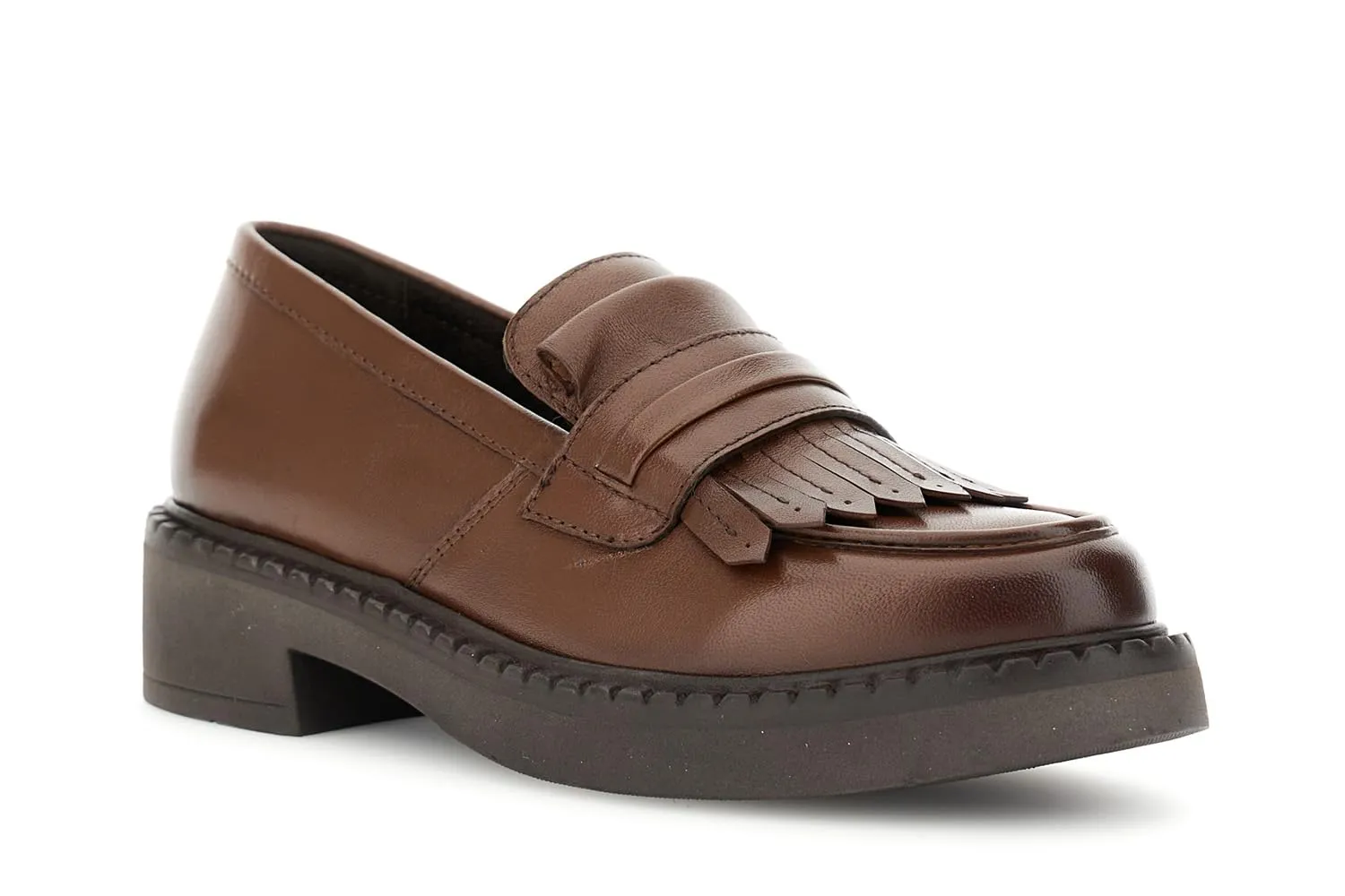 CafèNoir Mocassini Pelle Frange Donna Cuoio 36 pelle