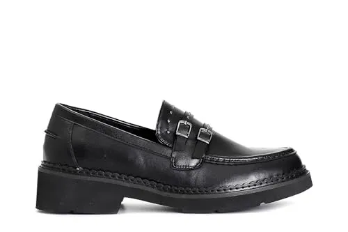 CafèNoir C1EA9001 Mocassino Doppia Fibbia Borchiette