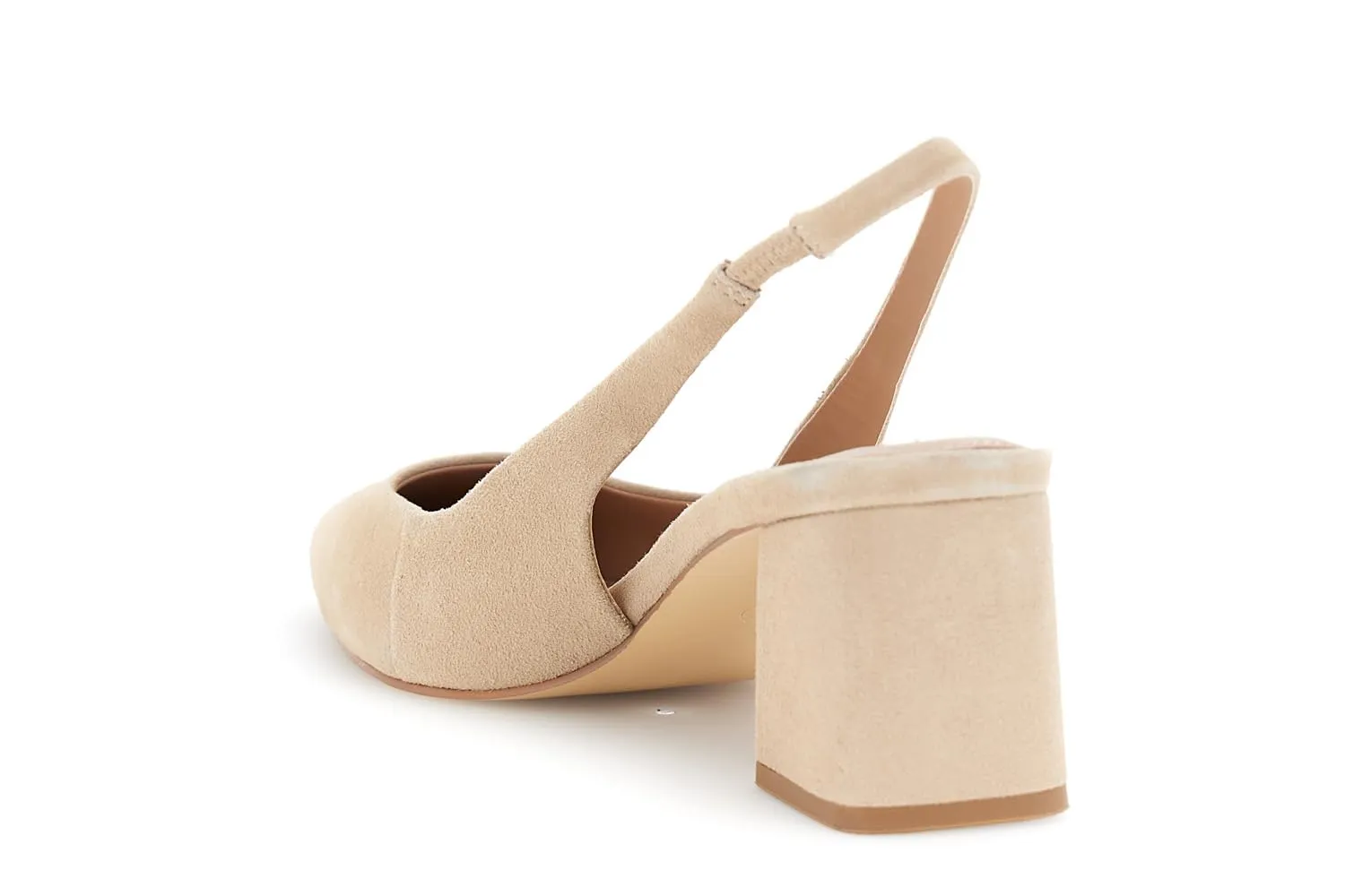 CafèNoir Décolleté Slingback Camoscio Punta