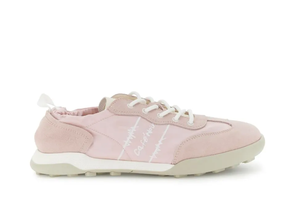 CafèNoir Nylon Sneakers Donna Cipria Scamosciata 36 EU